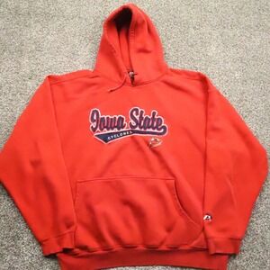 Iowa State Cyclones Hoodie Mens 2XL Red Pro Player College‎ NCAA Sweatshirt